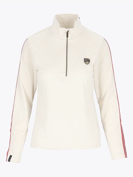 Twentyfour Aurora Half Zip Genser Gråhvit