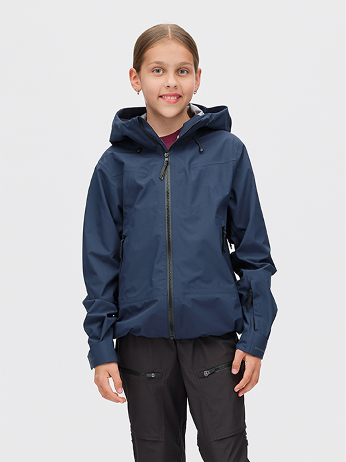 Twentyfour Aurora 3-Lags Skalljakke Junior Marine