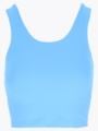 Twentyfour Nina Crop Tanktop Asurblå