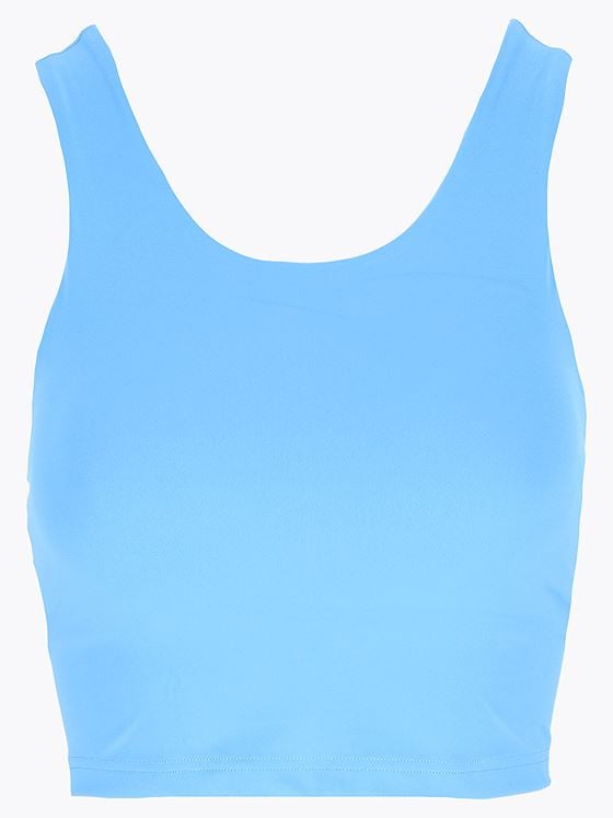 Twentyfour Nina Crop Tanktop Asurblå