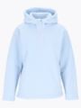 Twentyfour Mode Pile Hood Half Zip Frostblå