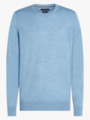 Tommy Hilfiger DC Fine Gauge Merino Crew Neck Vessel Blue Heather