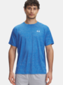 Under Armour Tech Textured Short Sleeve Tee Blue Atlantis / White