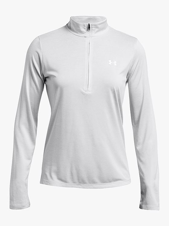 Under Armour Tech 1/2 Zip Twist Halo Gray / White