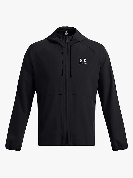 Under Armour Stretch Woven Windbreaker Black / White