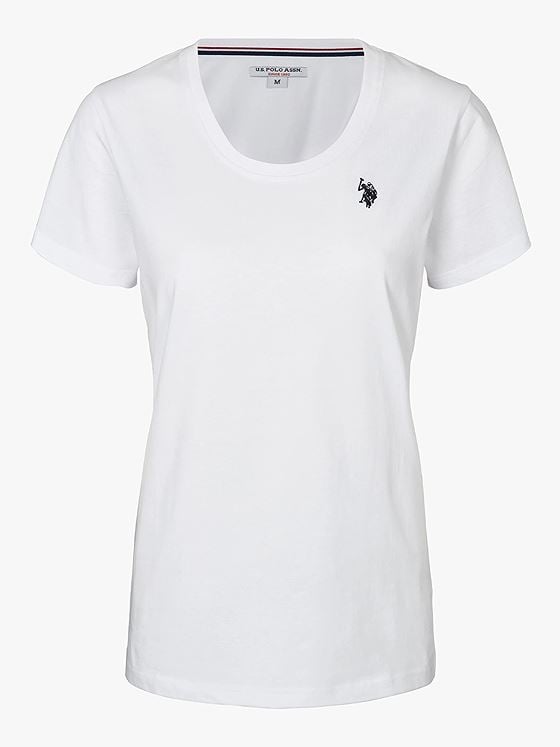 U.S. Polo Assn. Amy O-Neck Tee White