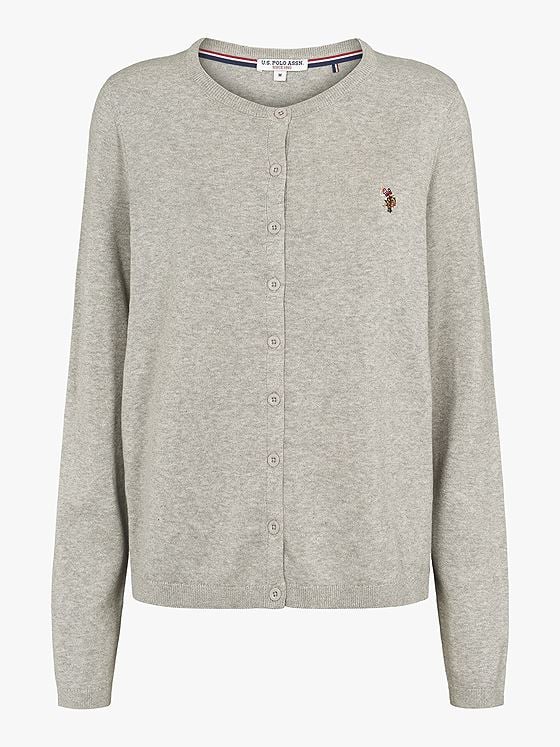 U.S. Polo Assn. Kimmi Regular Cardigan Grey Melange