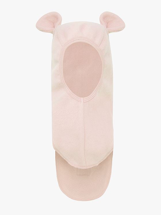 Huttelihut Balaclava Ears Cotton Fleece Peach Blush