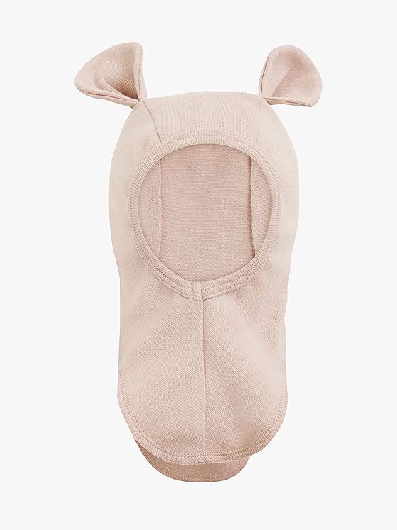 Huttelihut Balaclava Ears Cotton Rib Camel Melange
