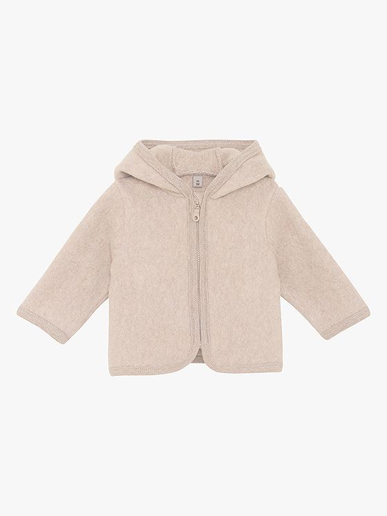 Huttelihut Jacket Ears Cotton Fleece Camel Melange