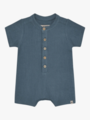 Huttelihut Playsuit Short Sleeve Muslin Bering Sea