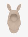 Huttelihut Balaclava Ears Wool Fleece Mahogany Rose