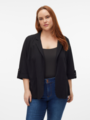Vero Moda Curve Jesmilo 3/4 Blazer Black