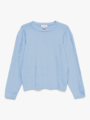 Vero Moda Girl Doffy Long Sleeve O-Neck Blouse Brunnera Blue