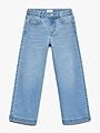 Vero Moda Girl Daisy Wide Denim Jeans Light Blue Denim