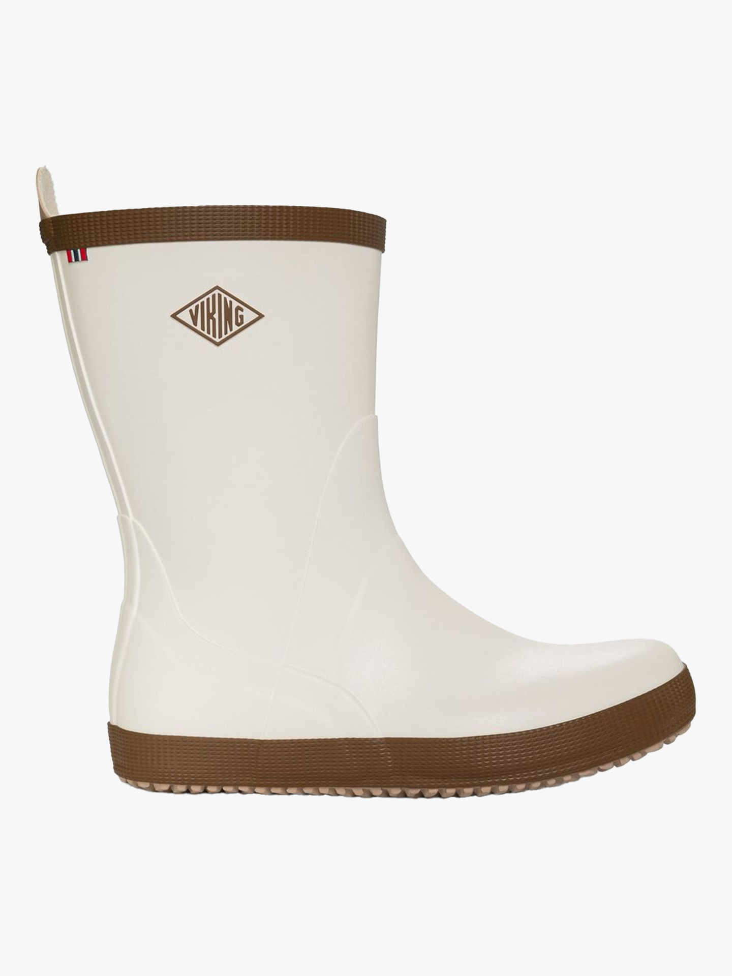 Viking Seilas Heritage Rubber Boot Cream/Brown