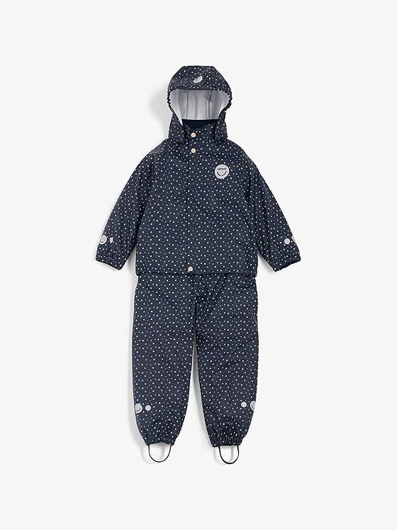Viking Jolly Print Rain Set Navy