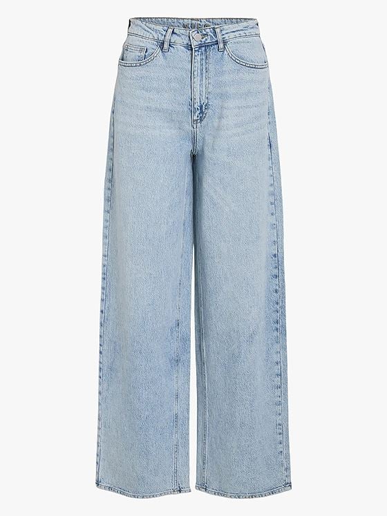 Vila Freya Jaf High Waist Jeans Light Blue Denim