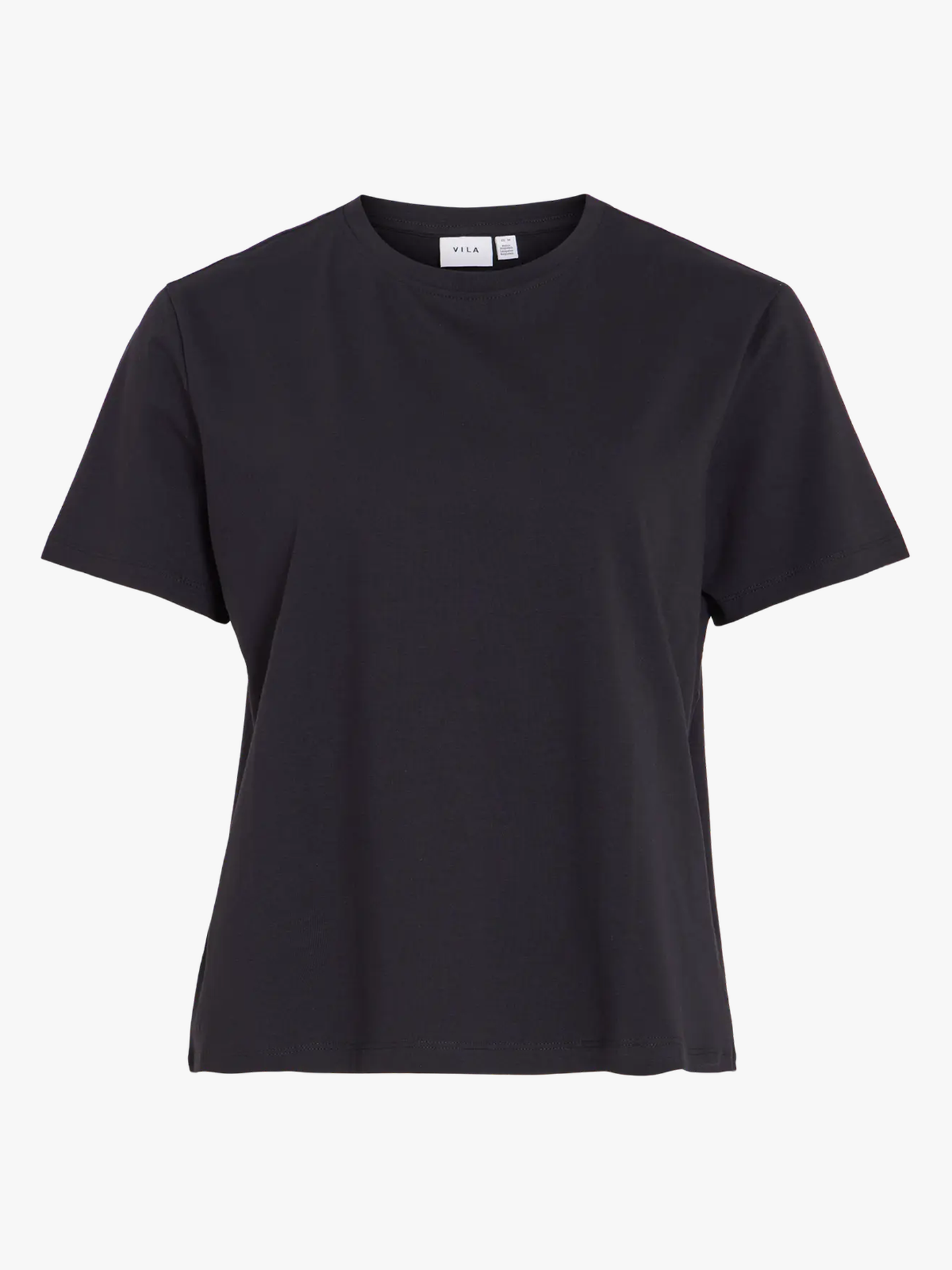 Vila Nora Short Sleeve T-Shirt Black Beauty