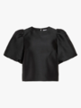 Vila Shina 2/4 O-Neck Top Black