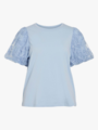 Vila Simonia O-Neck Short Sleeve Top Kentucky Blue
