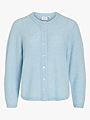 Vila Lory O-Neck Long Sleeve Knit Cardigan Nantucket Breeze Melange