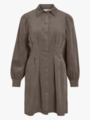 Vila Cordu Long Sleeve Shirt Dress Falcon
