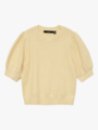 Vero Moda Doffy 2/4 O-Neck Pullover Golden Haze W. White Melange