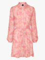 Vero Moda Smilla Long Sleeve Volume Short Dress Crystal Pink Anja