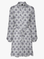 Vero Moda Smilla Long Sleeve Volume Short Dress Snow White Bea