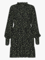 Vero Moda Aware Noelle Long Sleeve High Neck Short Dress Black / Basil