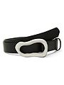 Vero Moda Lucy Coated Belt Black Silver