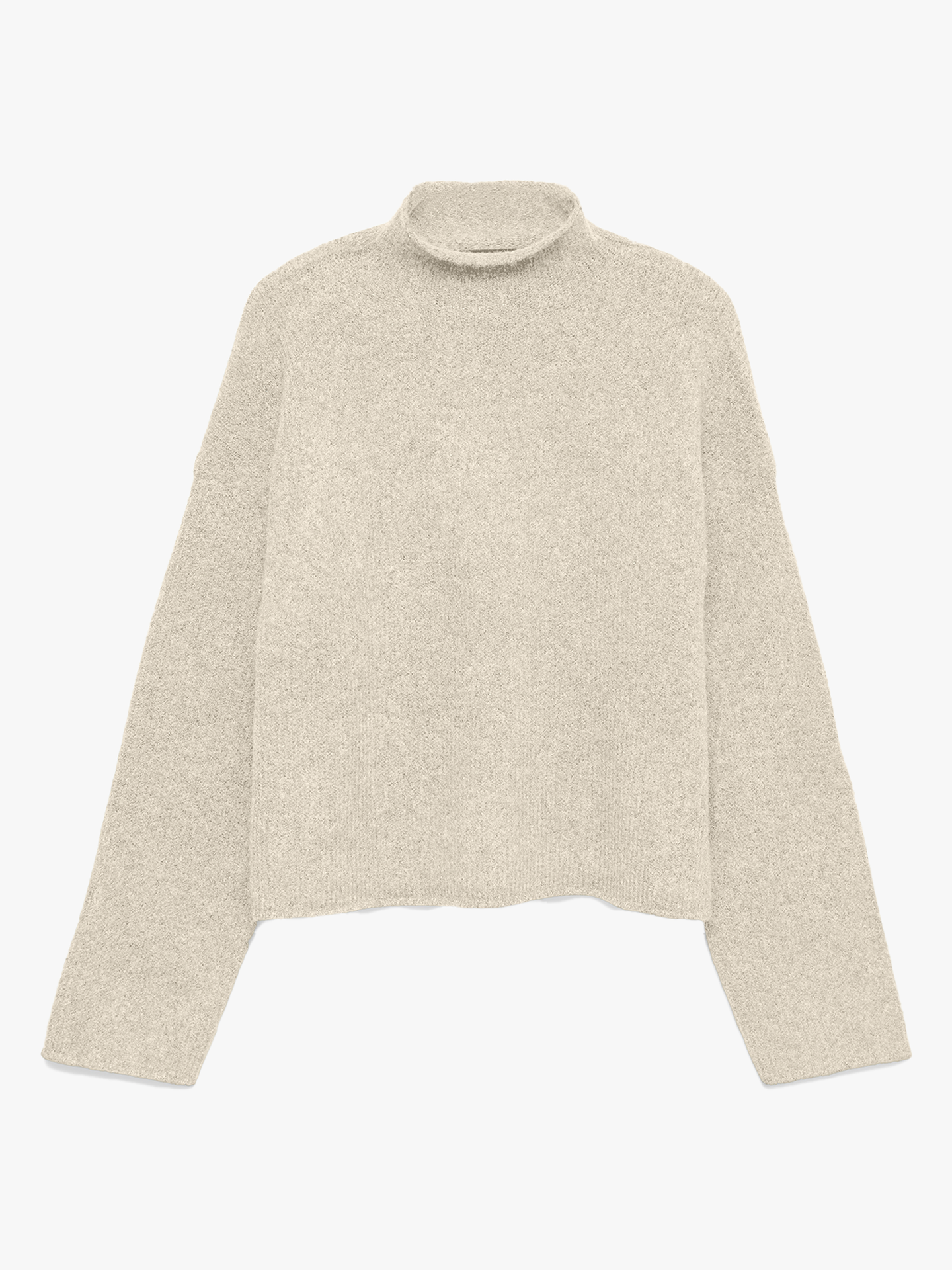 Vero Moda Mirla Long Sleeve Highneck Pullover Birch