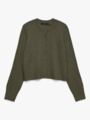 Vero Moda Macy Long Sleeve O-Neck Cardigan Grape Leaf W. Melange