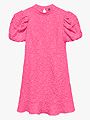 Vero Moda Fiona Short Sleeve High Neck Short Dress Azalea Pink