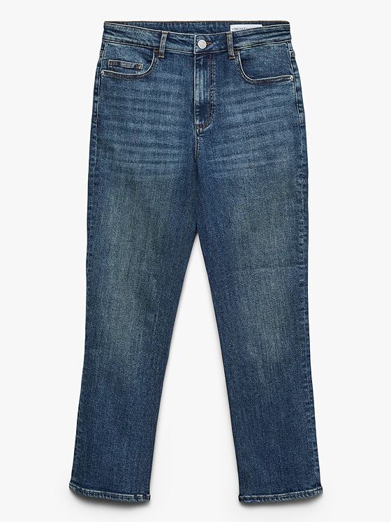 Vero Moda Rosie Mid Rise Slim Ankle Medium Blue Denim