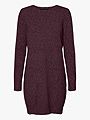 Vero Moda Maternity Doffy Long Sleeve O-Neck Dress Winetasting