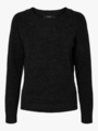 Vero Moda Maternity Doffy Long Sleeve O-Neck Blouse Black