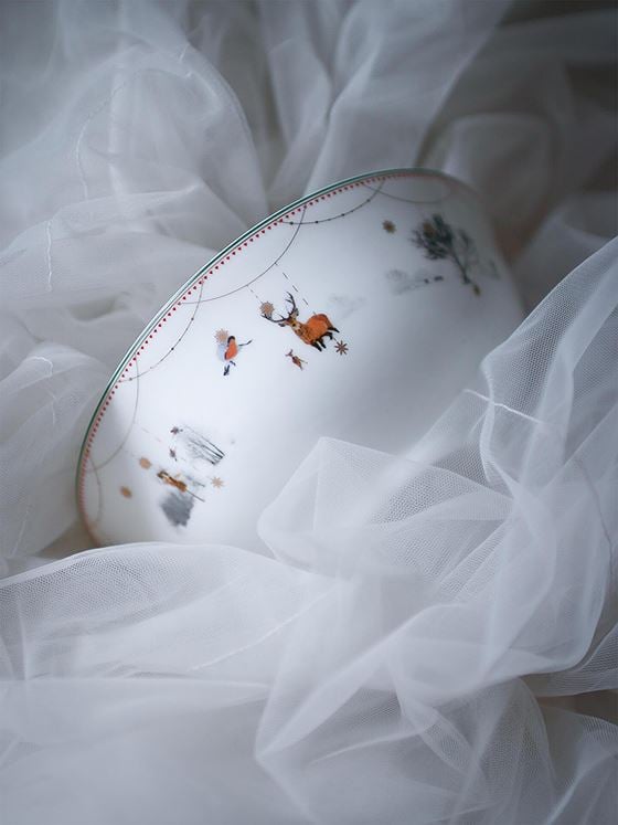 Wik - Walsøe Julemorgen Story bolle 17 cm Flerfarget