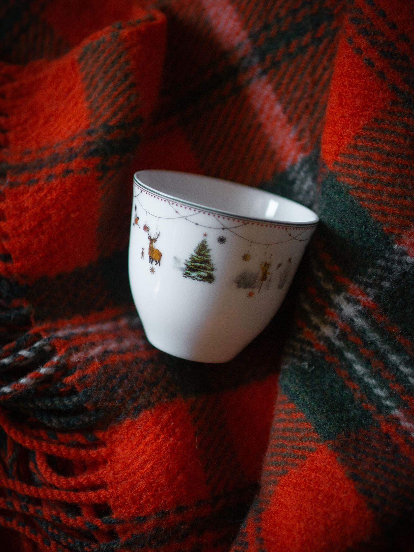 Wik - Walsøe Julemorgen Story kopp uten hank  20 cl, 2 pakk Flerfarget