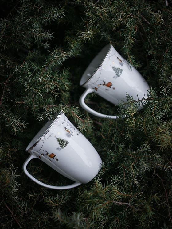 Wik - Walsøe Julemorgen Story krus 30 cl, 2 pakk Flerfarget