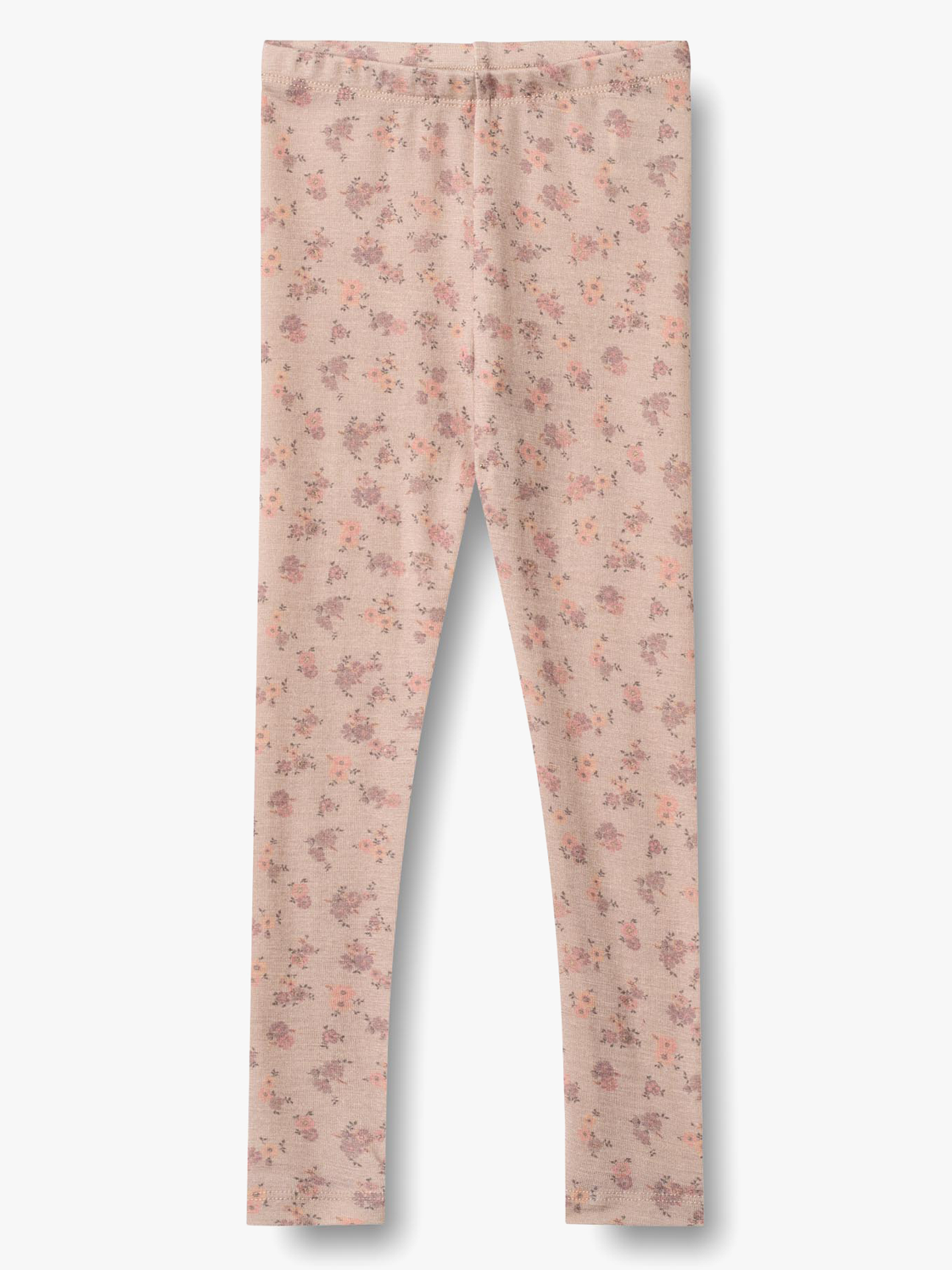 Wheat Wool Leggings Agi Lilac flowers