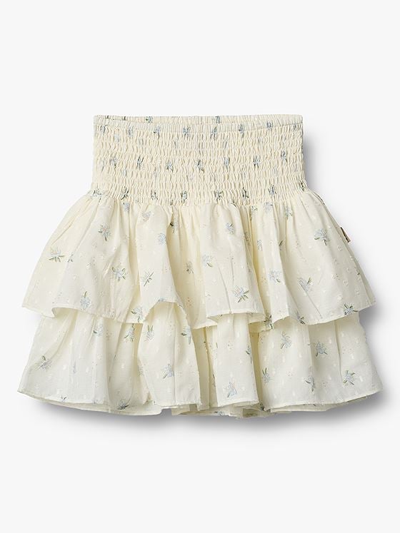 Wheat Skirt Hilary Blue Flowers