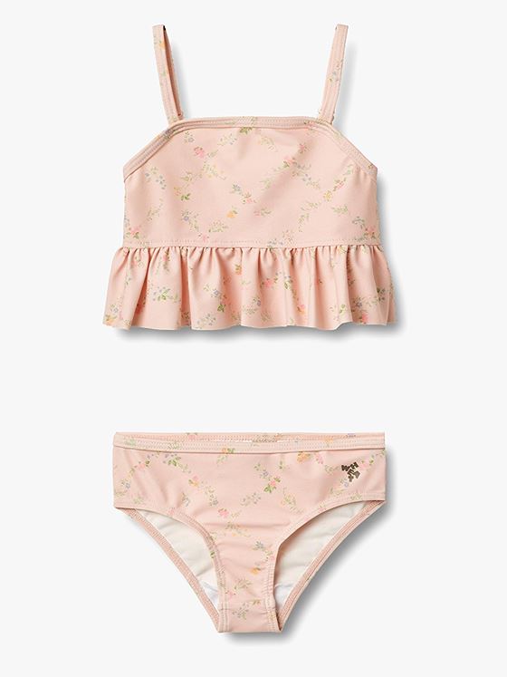 Wheat Bikini Lærke Powder Checked Flowers