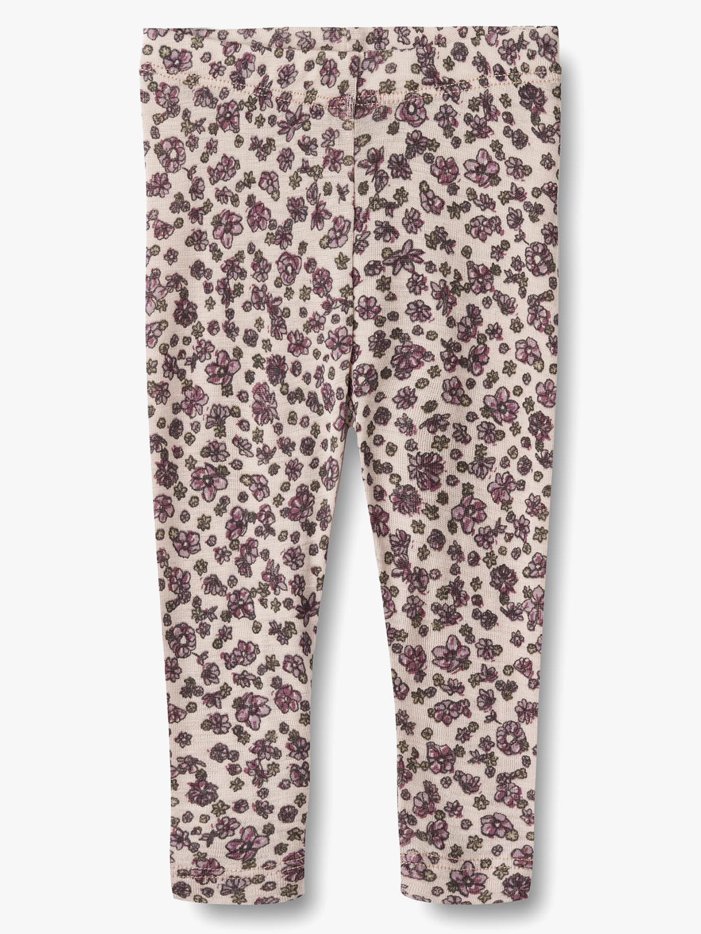 Wheat Wool Leggings Agi Autumn Flowers