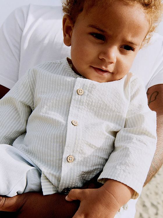 Wheat Shirt Shelby Summer Blue Stripe