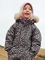 Wheat Snowsuit Moe Black sea open flowers