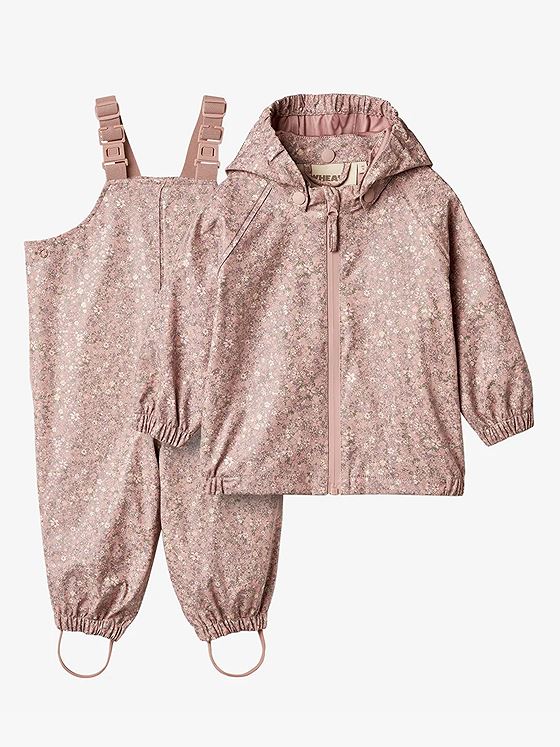 Wheat Rainwear Charlie Set Powder Flower Meadow