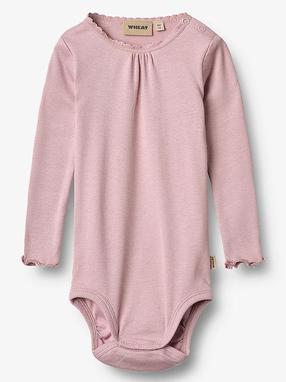 Wheat Rib Body Long Sleeve Lotta Lavender Mist