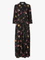 Y.A.S Savanna Long Shirt Dress Black Botari